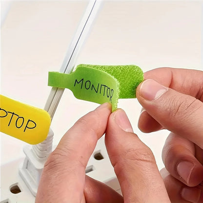 Reusable Waterproof Cable Labels Color-coded