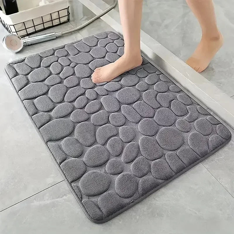 Non Slip Bathroom Mat Cobblestone