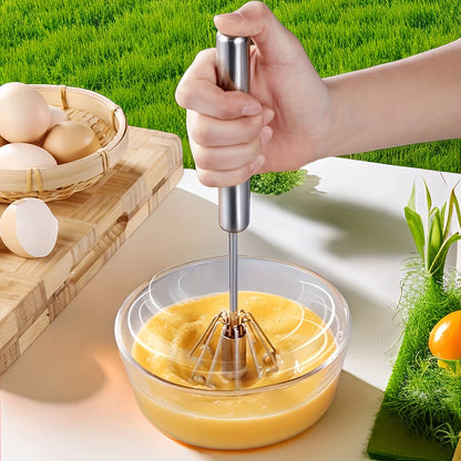 Stainless Steel Egg Beater Semi-automatic