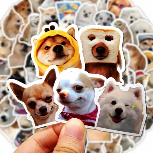 Funny Dog Stickers Cartoon Cute