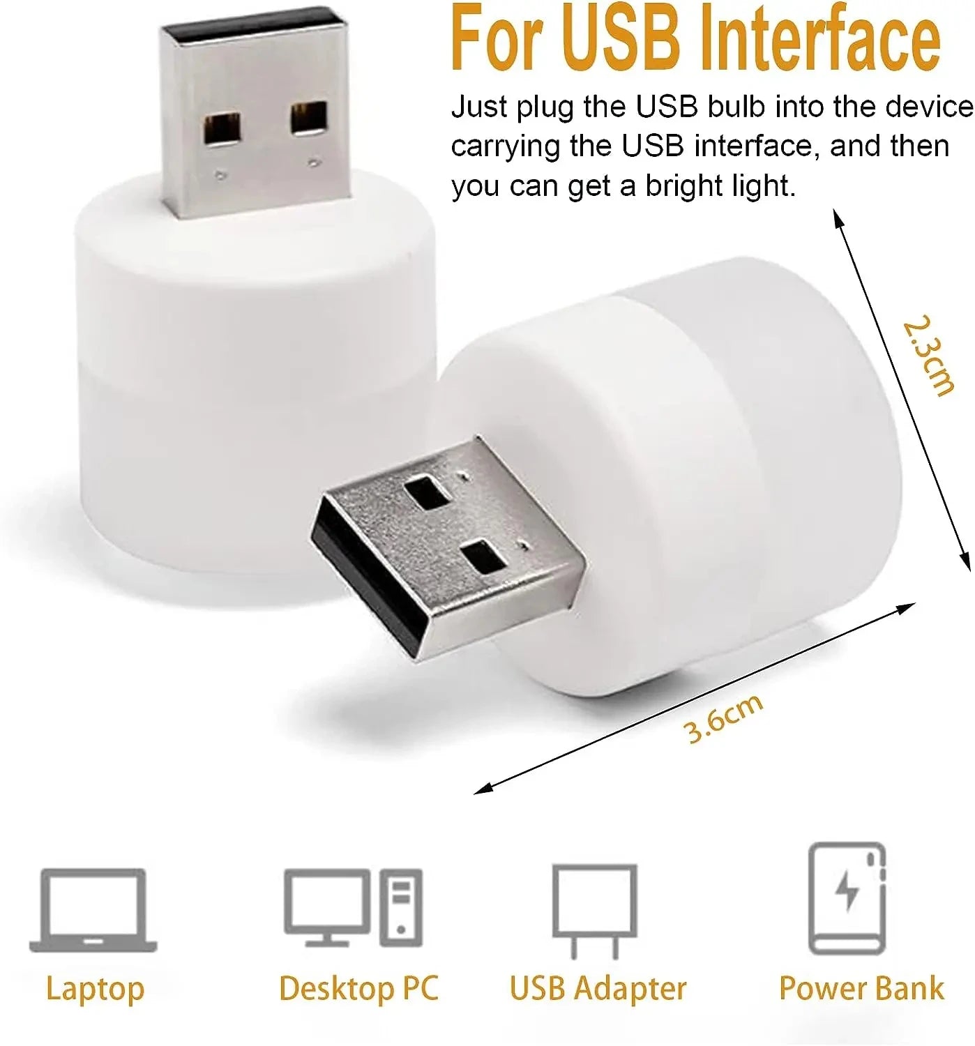USB Night Light LED Plug