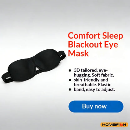 Breathable Adjustable Sleep Mask Blocks