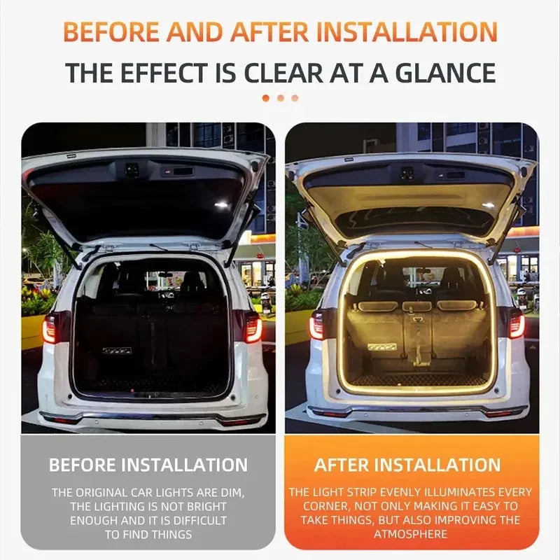 Car Brightness Trunk Lighting Ambient
