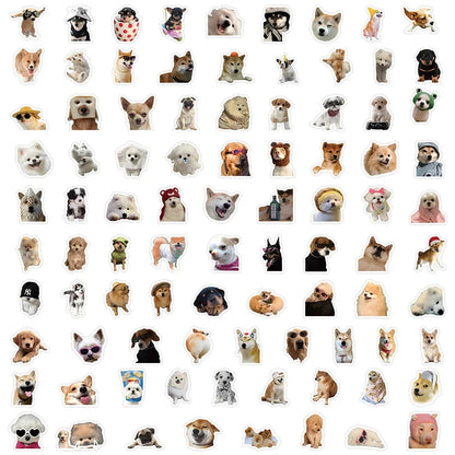 Funny Dog Stickers Cartoon Cute