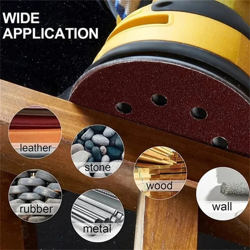 Hole Sandpaper Woodworking Metal Grinding