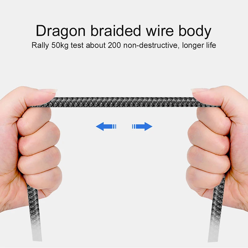 Nylon Data Cable Fast Charger