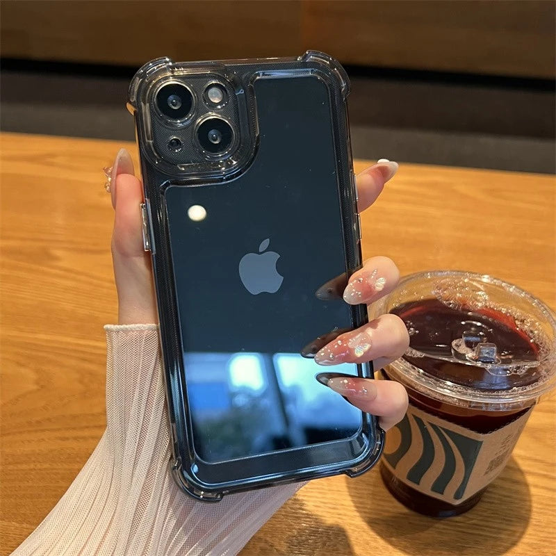 Luxury Shockproof Transparent Case X