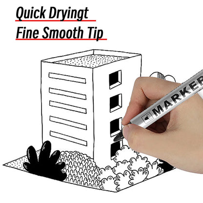 Permanent Paint Marker Pen Waterproof