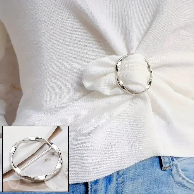 Metal Round Circle Clip Buckle