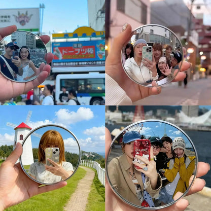 Round Mirror Travel Selfie Mirrors