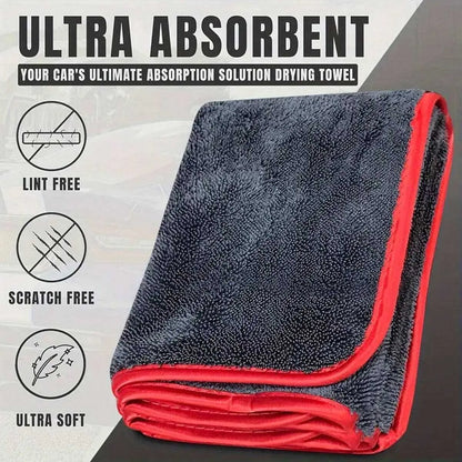 Absorbent Microfiber Car Towel Compact