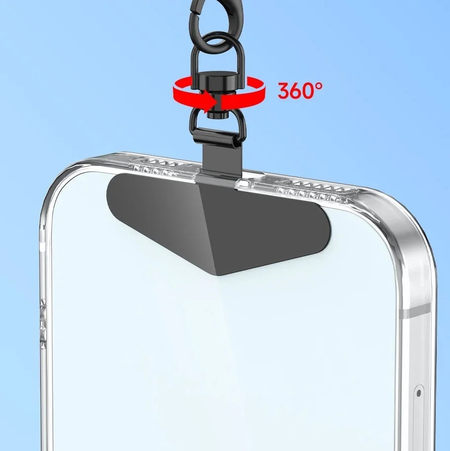 Rotation Metal Steel Phone Tether