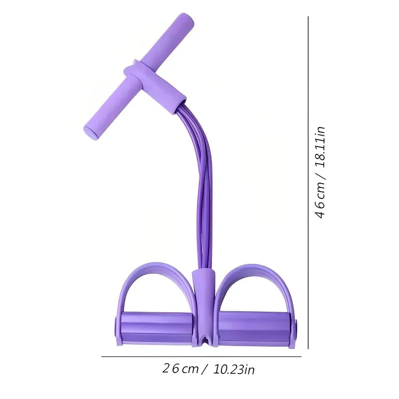 Tube Pedal Tension Rope Fitness