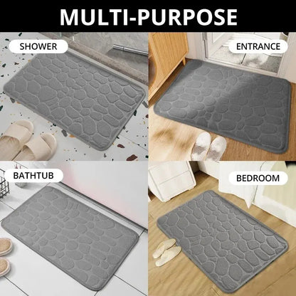 Embossed Fiber Carpet Bathroom Living