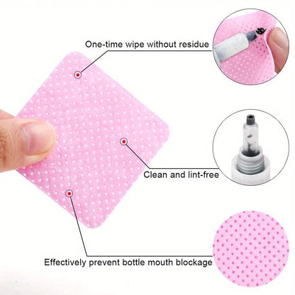 Lint-free Nail Wipes Gel Cleansing