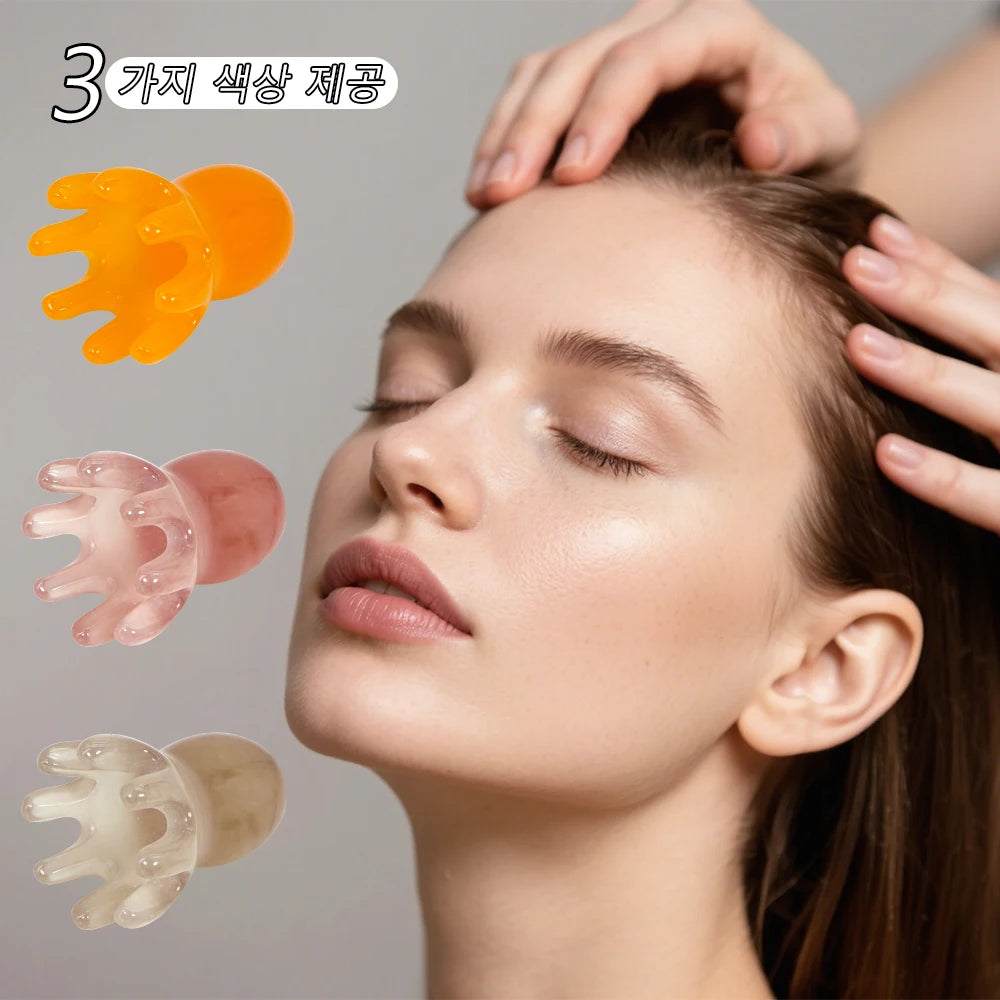 Cute Octopus Scalp Massage Comb
