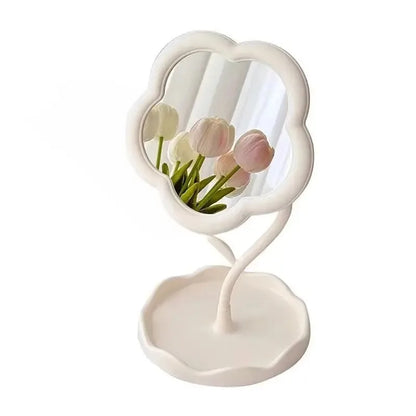 Mirror Desktop Flower Mirrors Dormitory
