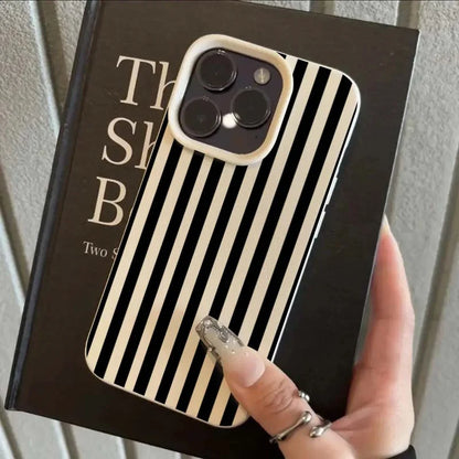Colorful Striped Minimalist INS Couple