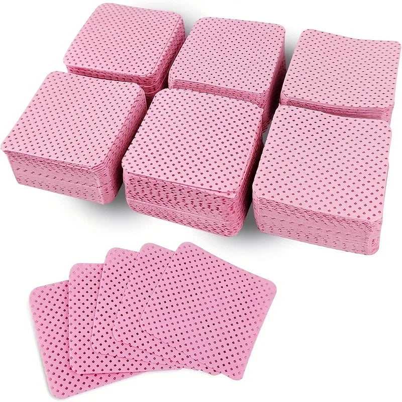 Lint-free Nail Wipes Absorbent Removing