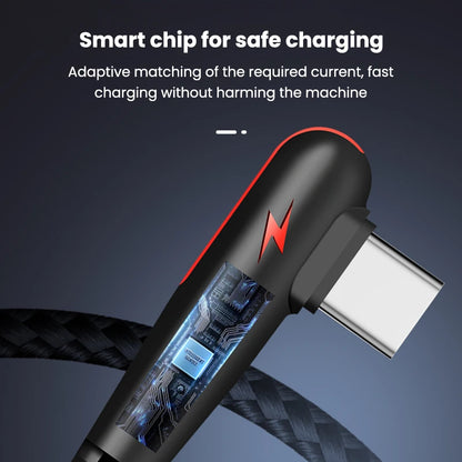 USB Type-c Cable Degree Elbow