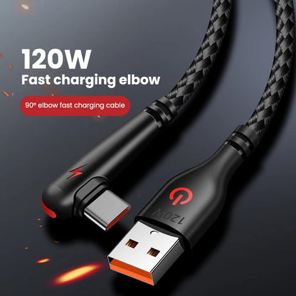 USB Type-c Cable Degree Elbow