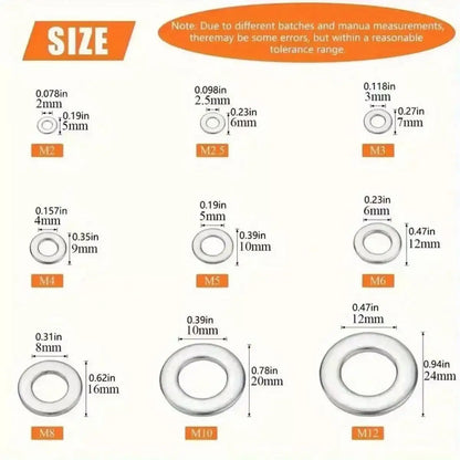 Stainless Steel Flat Washers Perfect