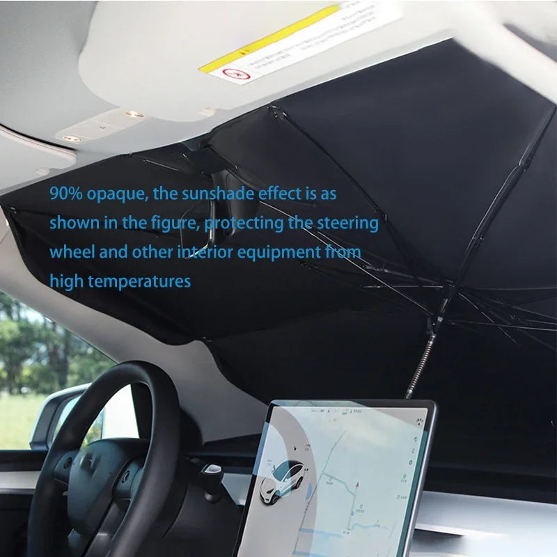Car Sunshade Retractable Sunscreen Heat