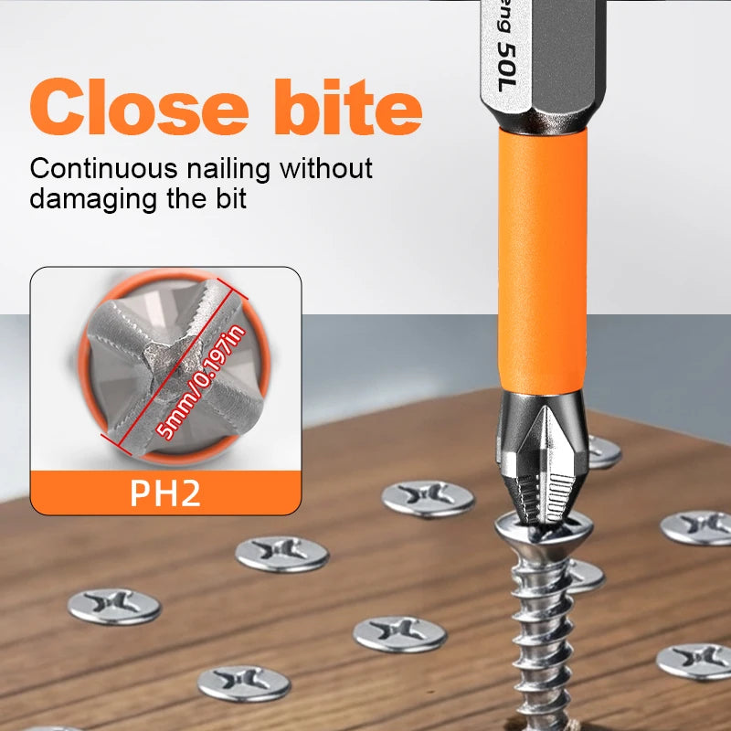 Anti Slip Bits Magnetic Screwdriver