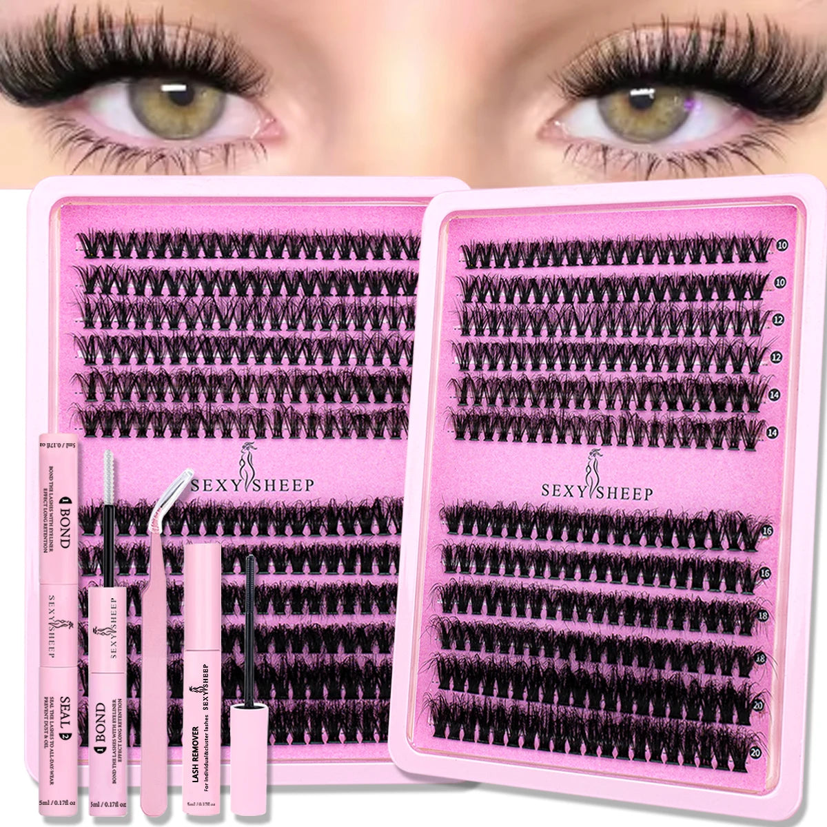 DIY Clusters Lashes 40d60d Eyelash