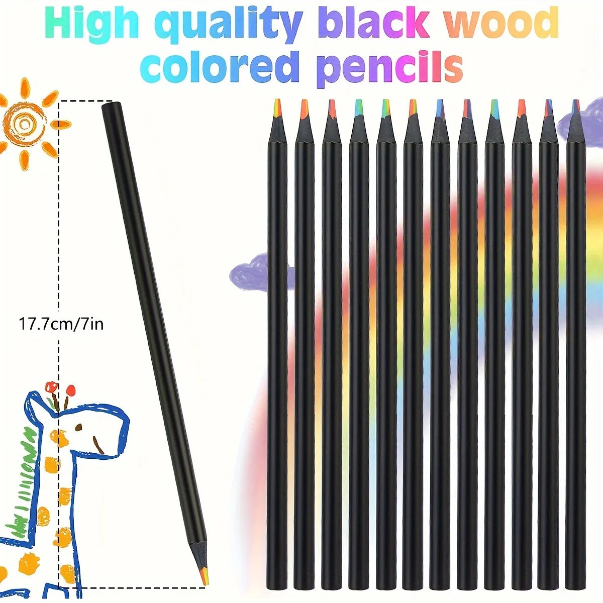 Colors Rainbow Pencils Colored Art