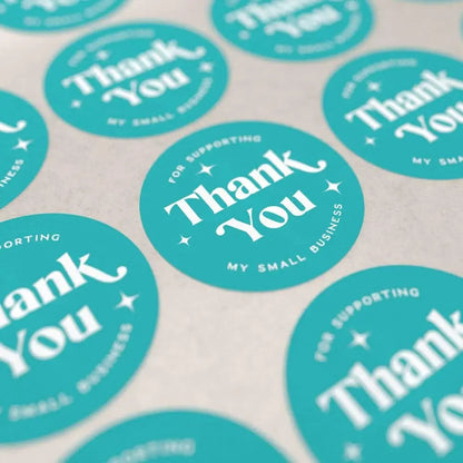 Customizable Photo Stickers Multicolor Logos