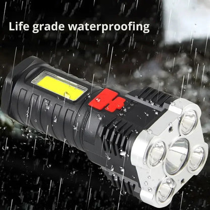 Power Led Flashlights Rechargeable Camping