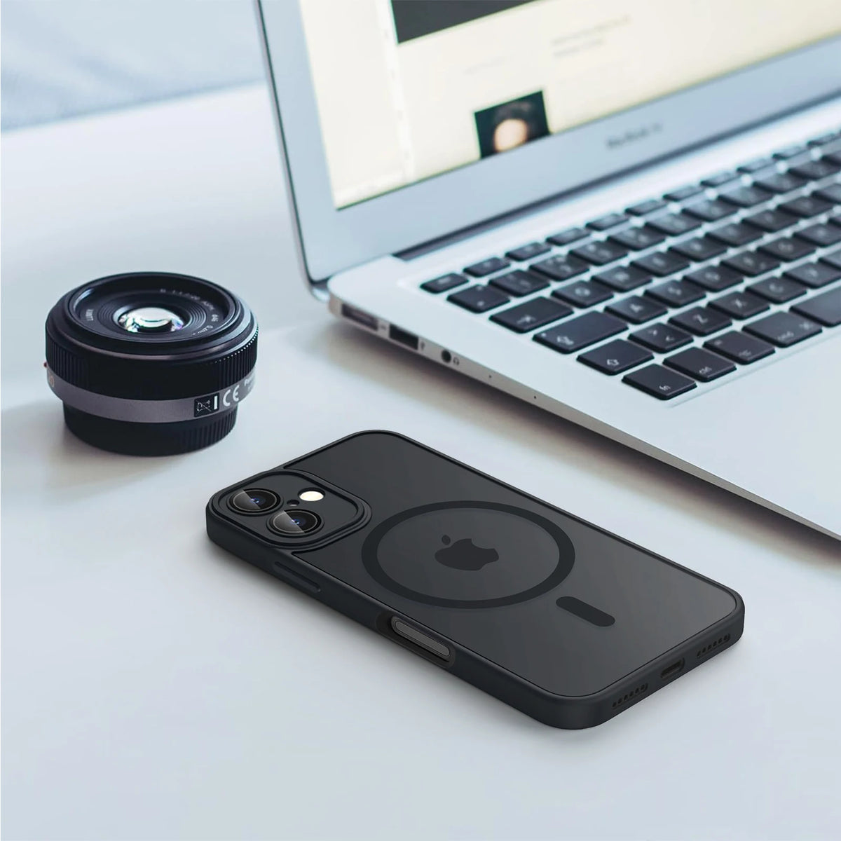 Luxury Magnetic Matte Translucent Armor