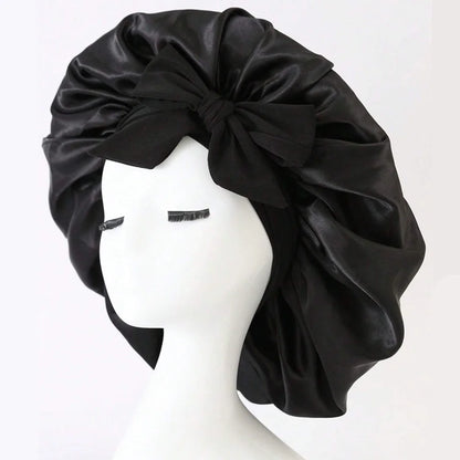 Satin Bonnet Silk Adjustable Bonne