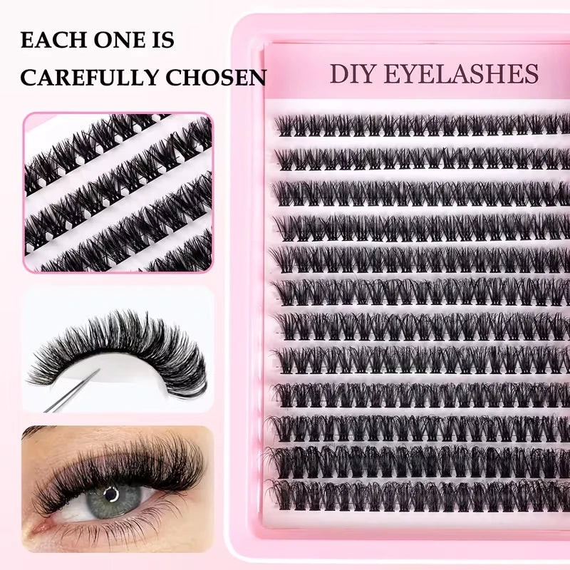 Cluster Lashes Mixed Lengths Ultra-natural