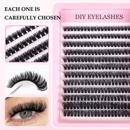 Cluster Lashes Mixed Lengths Ultra-natural