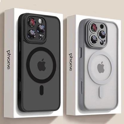 Luxury Matte Armor Magnetic Wireless