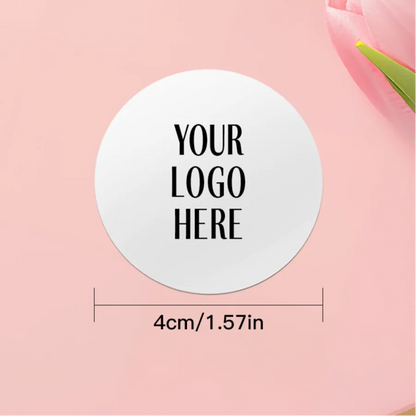 Customizable Photo Stickers Multicolor Logos