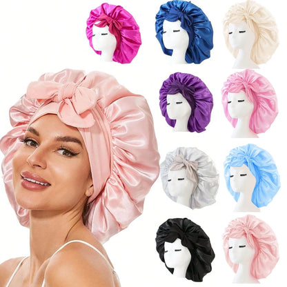 Satin Bonnet Silk Adjustable Bonne