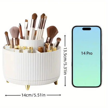 Rotating Makeup Organizer Plastic Cosmetic