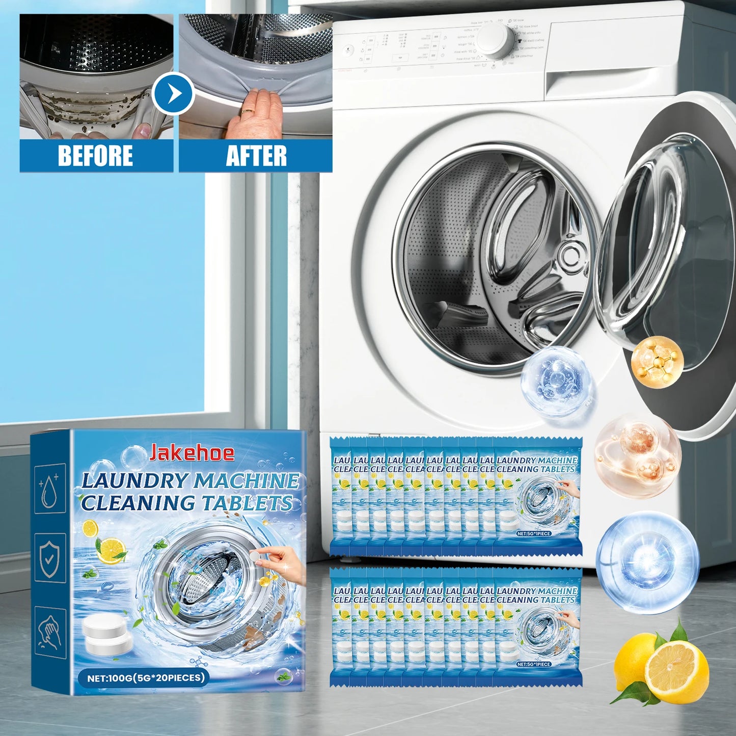 Washing Machine Cleaner Tablets Drum