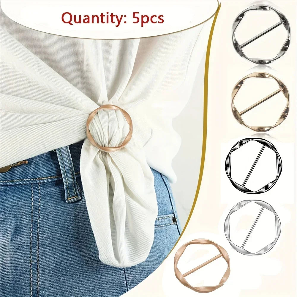 Metal Round Circle Clip Buckle
