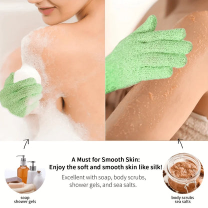 Colourful Exfoliating Gloves Bath Shower