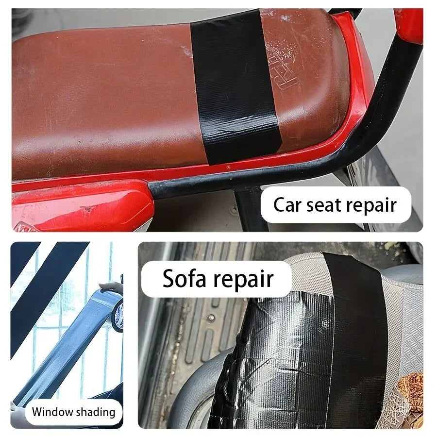 Black Cloth-based Tape Leather Repair