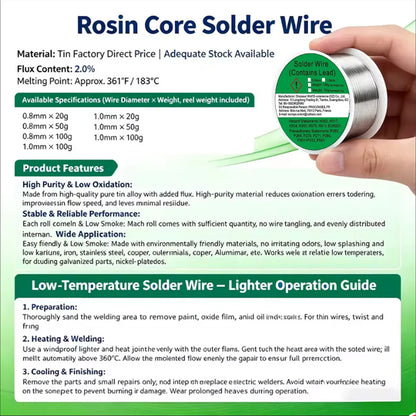 Soldering Tin Wire Melt Rosin