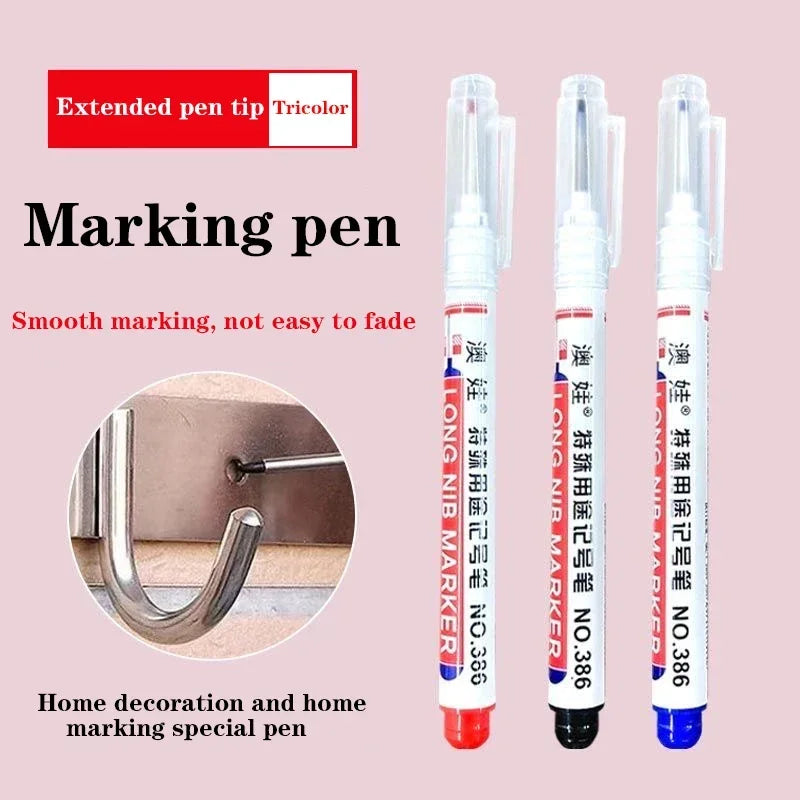 Waterproof Long Head Markers Deep