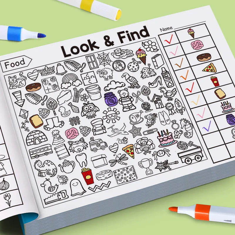 Children's Search Game Enhance Visual