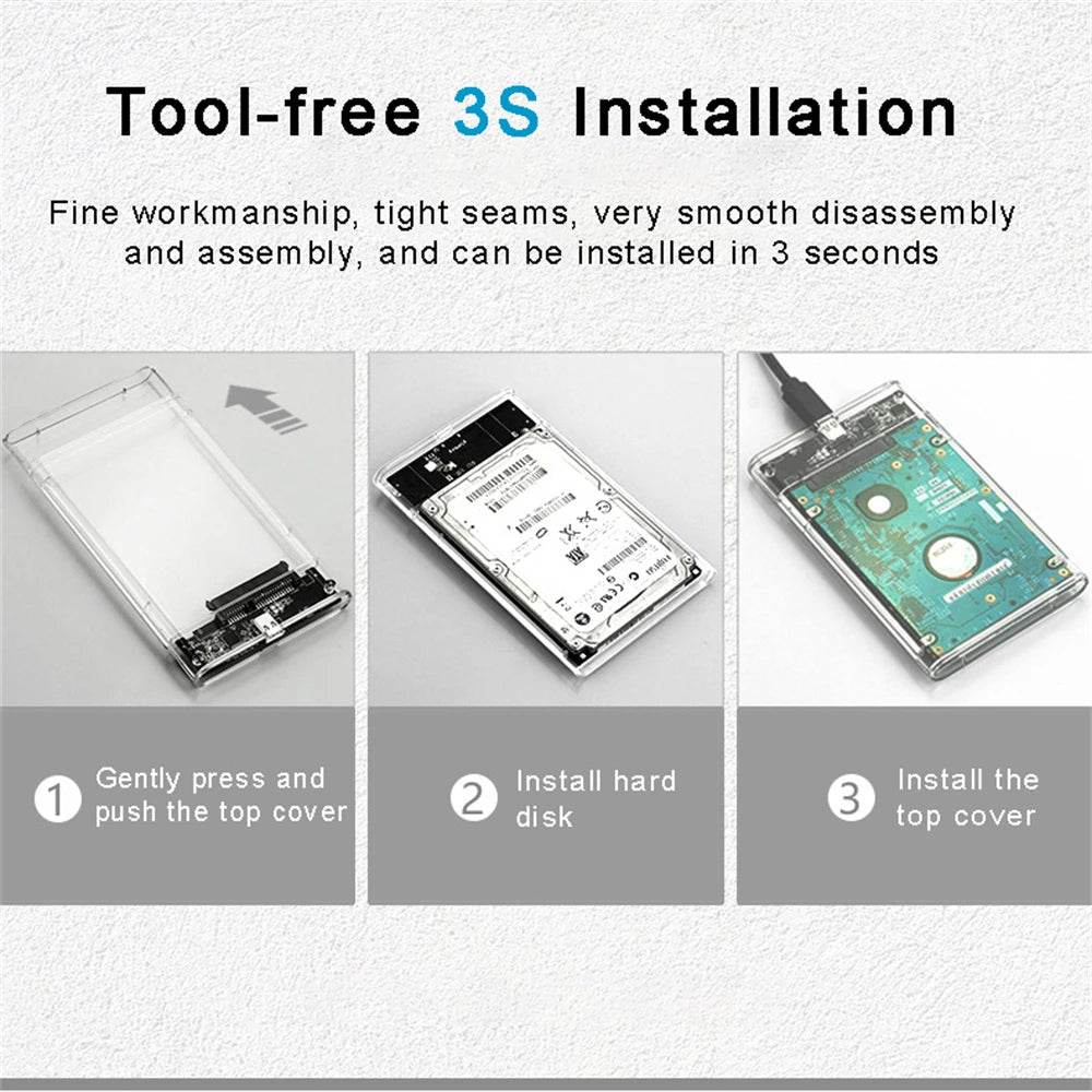 USB HDD Enclosure SATA SSD