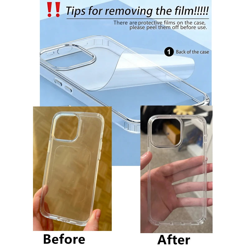 Luxury Transparent Phone Case Air
