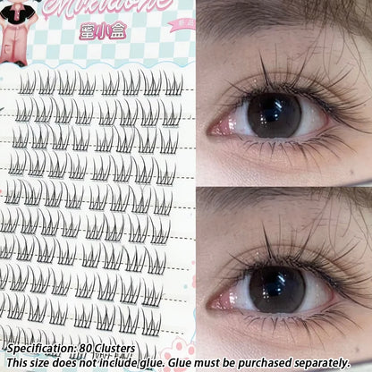 Mixiaohe Glueless Eyelashes Clusters C
